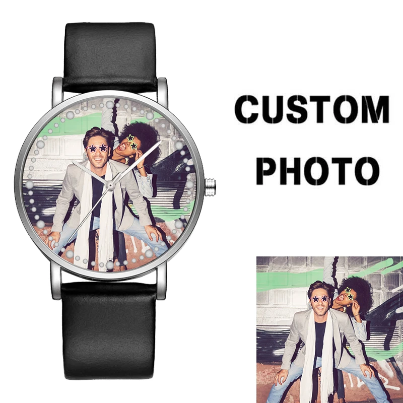 

B-9000B Private Label Leather Watches Custom Your Logo Watch OEM Name Brand Make Your Design Watch Free Shipping with Gift Box