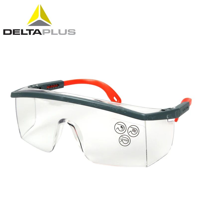 DELTA PLUS 101117  Transparent 101113 gray safety glasses high quality Anti-shock  protective glasses Anti-UV goggle