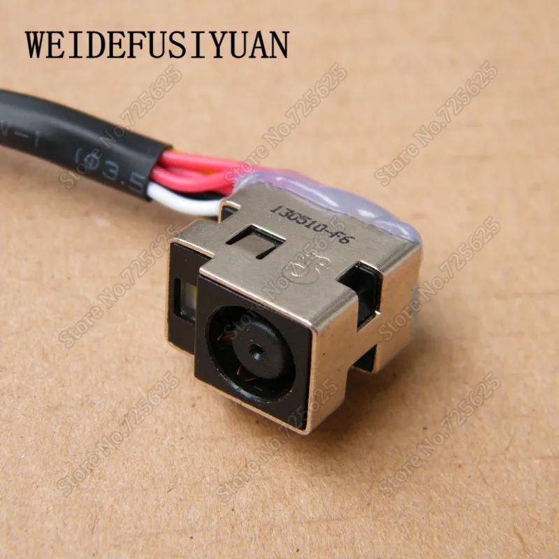 AC DC電源ジャックコネクタ、HPパビリオン用充電ソケット、hdx18、x18、X18-1000、dv8シリーズ