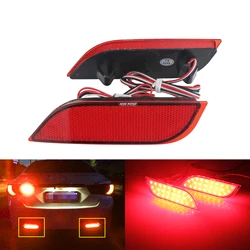 ANGRONG 2X Red LED Rear Bumper Reflector Turn Signal Brake Stop Light For Subaru  Impreza Legacy XV Crosstrek Exiga  Levorg