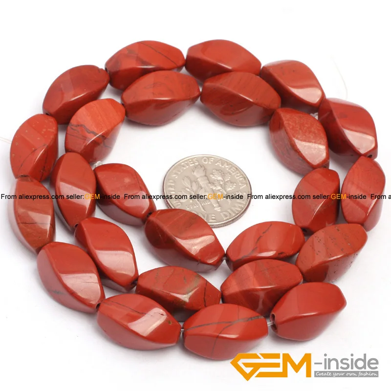 8x16mm Twist Jewelry Beads Natural Stone Beads For Jewelry Making Beads 15\