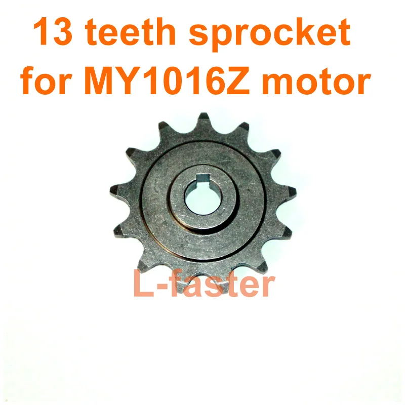 13 Teeth MY1016Z Motor Sprocket Electric Bike Unite Engine MY1018 Upgrade Gear Replacement Escooter Speed Increase Point