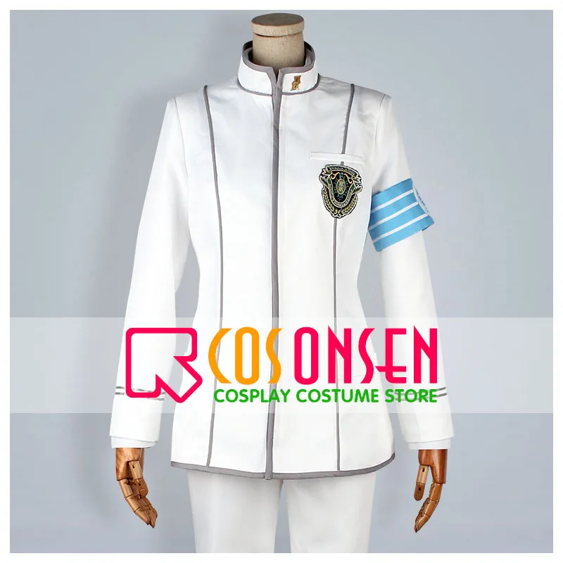 

COSPLAYONSEN K Wonderful School Days Saruhiko Fushimi Reisi Munakata White Uniform Cosplay Costume All Size