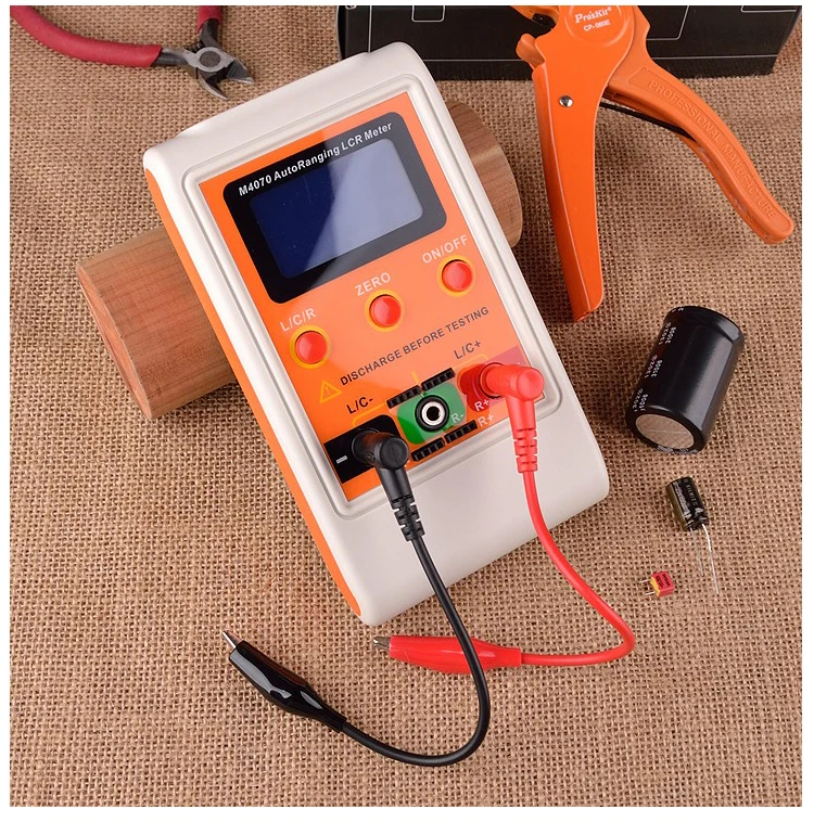 

M4070 Automatic Range High Precision 1% Digital Capacitance Inductance Meter Bridge Tester Capacitance Meter