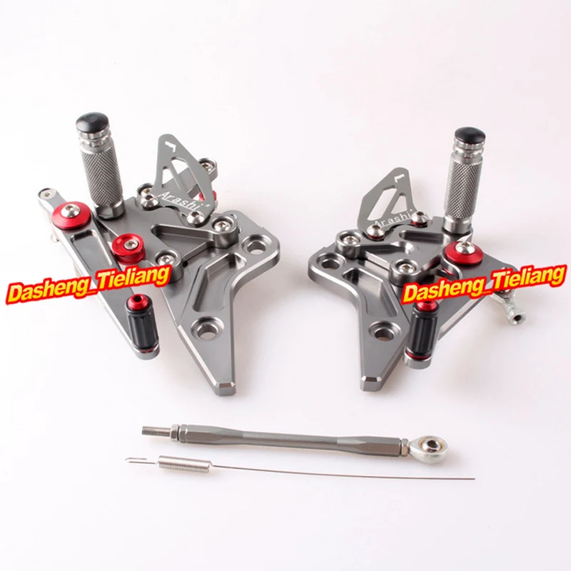 

Adjustable Rear Set Foot Pegs Footrests Assembly For Kawasaki Z800 2013 2014 Footpegs Motorcycle Replacement Accessories Parts