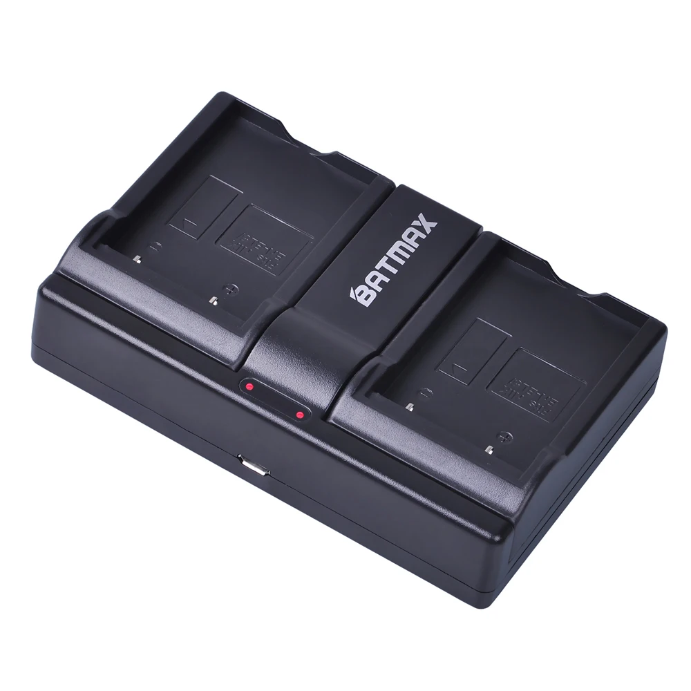 Bateria rígida com 4 peças + carregador usb duplo para nikon, coolpix p530, p520, p510, p100, p500, p5100, p5000, p6000, p90, p80