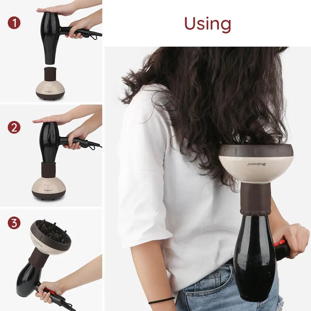 Segbeauty Hairdryer Diffuser Cover Hair Cover Hairdressing Salon Curly Styling Hair Care Frizz-free Blower Salon Accessories