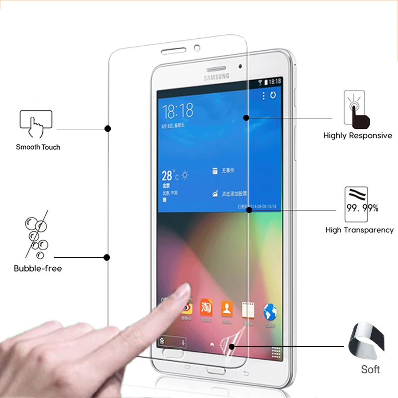 

HD LCD Anti-Scratches Screen Protector Film For Samsung Galaxy Tab 4 8.0 T330 T331 8.0" tablet pc Glossy protective films