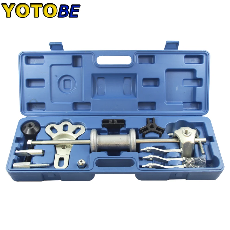 9-Way Slide Hammer Puller Set Bearing Puller Dent Puller 2/3 Jaws External Internal Pulls Flange Rear Axles NEW