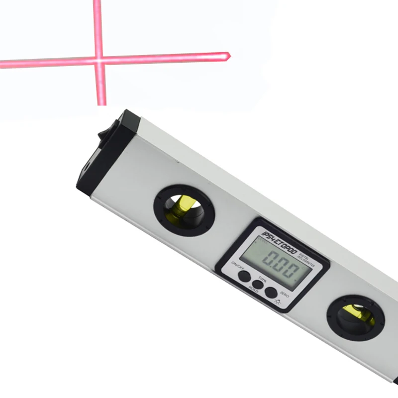 IP54 Laser Digital Angle Level Meter Gauge 225mm 360 degree magnetic Electronic Protractor inclinometer with laser spirit level