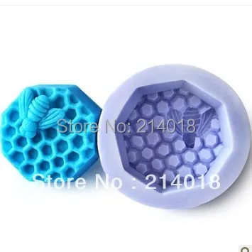 

Soap Mold Cake Decoration Mold Manual Handmade Soap Mold Candle NO.:SO-012 Bees /honeycomb Modelling 3D Moulds Silicone Rubber