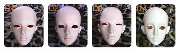 

1/3 scale BJD Uncle head No make-up BJD/SD doll accessories just for Practice Makeup.Not included eyes,eyelash,and makeup