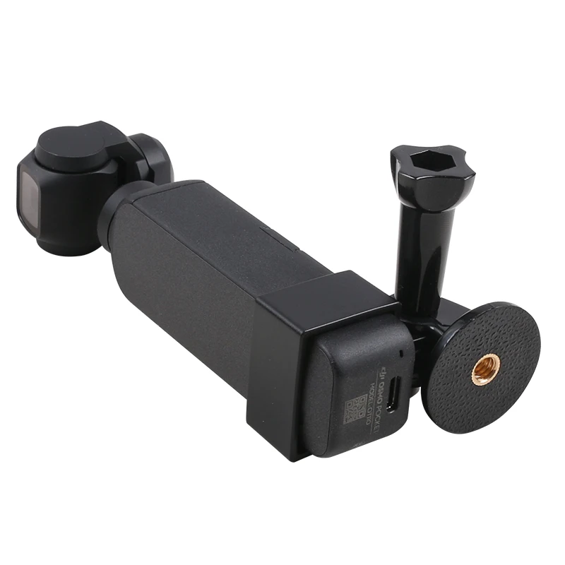 For Osmo Pocket Accessories Protector Cover Case Extend + Long Screw 1/4 Tripod Adapter Base Mount For DJI Action Camera