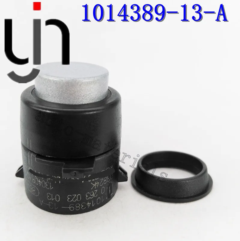 10PCS PDC car Parking Assist Sensor Genuine 1014388-05-A 1014388-08-A 1014389-13-A 0263023005 for S 90 S P90D with rings Bumper