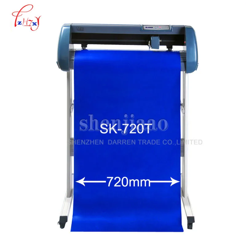 

720mm Vinyl Cutting plotter vinyl cutter plotter Model SK-720T Usb top quality 110V~220V 1pc with english manual