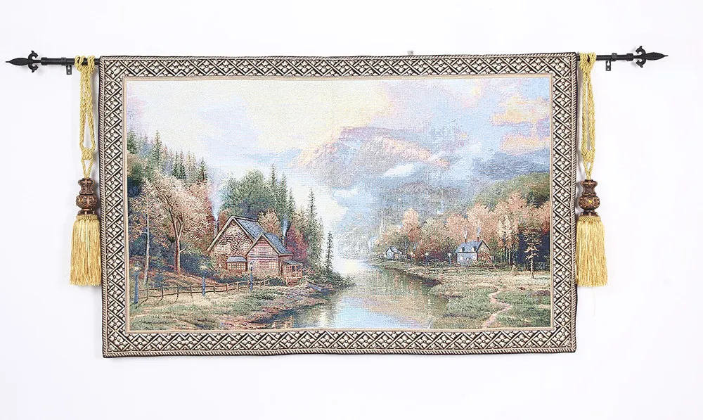 

free shipping 1pcs 88*138cm home decor Forest in the twilight tapestry RS-39 wall hangings European style living room tapestry