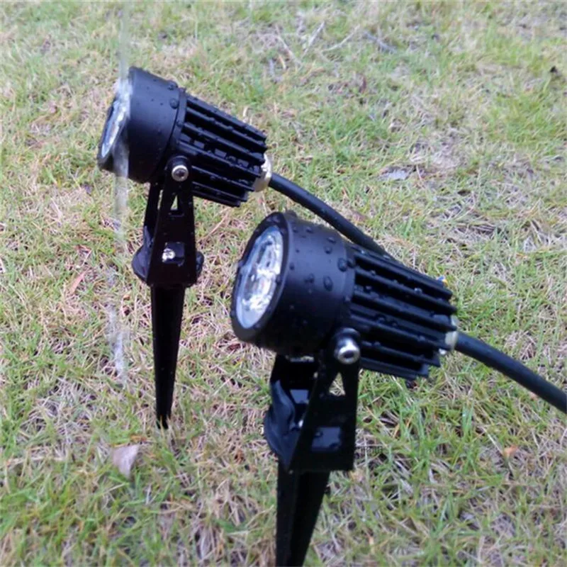 6PCS/Lot 3W LED Lawn Lamp DC12V/AC85-265V Outdoor Waterproof IP68 Light Warm White Cold White Garden Lawn Spot Ground Light