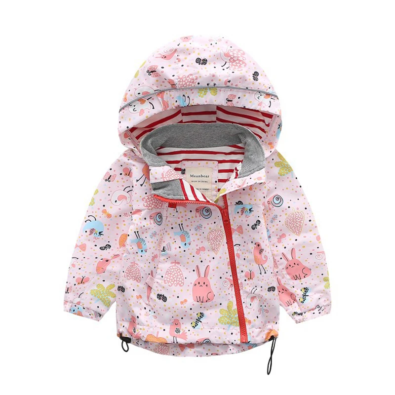 

Kids Boys Coat For Girls Jacket Cartoon Children Waterproof Jackets 2020 New Spring Girl Outerwear Coats Baby Girl Clothing