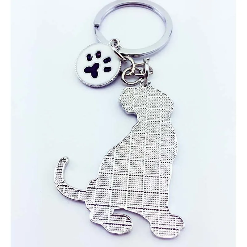 NEW PET dogs keychains dalmatians DIY key pendant car key ring gift for best friend jewelry woman&man Keychain tag key bag charm