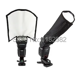 

Bounce Flash Reflector Diffuser Bender Softbox For Canon Nikon Pentax Olympus 580EX II YongNuo YN-560 II 430EX SB-800 SB-600