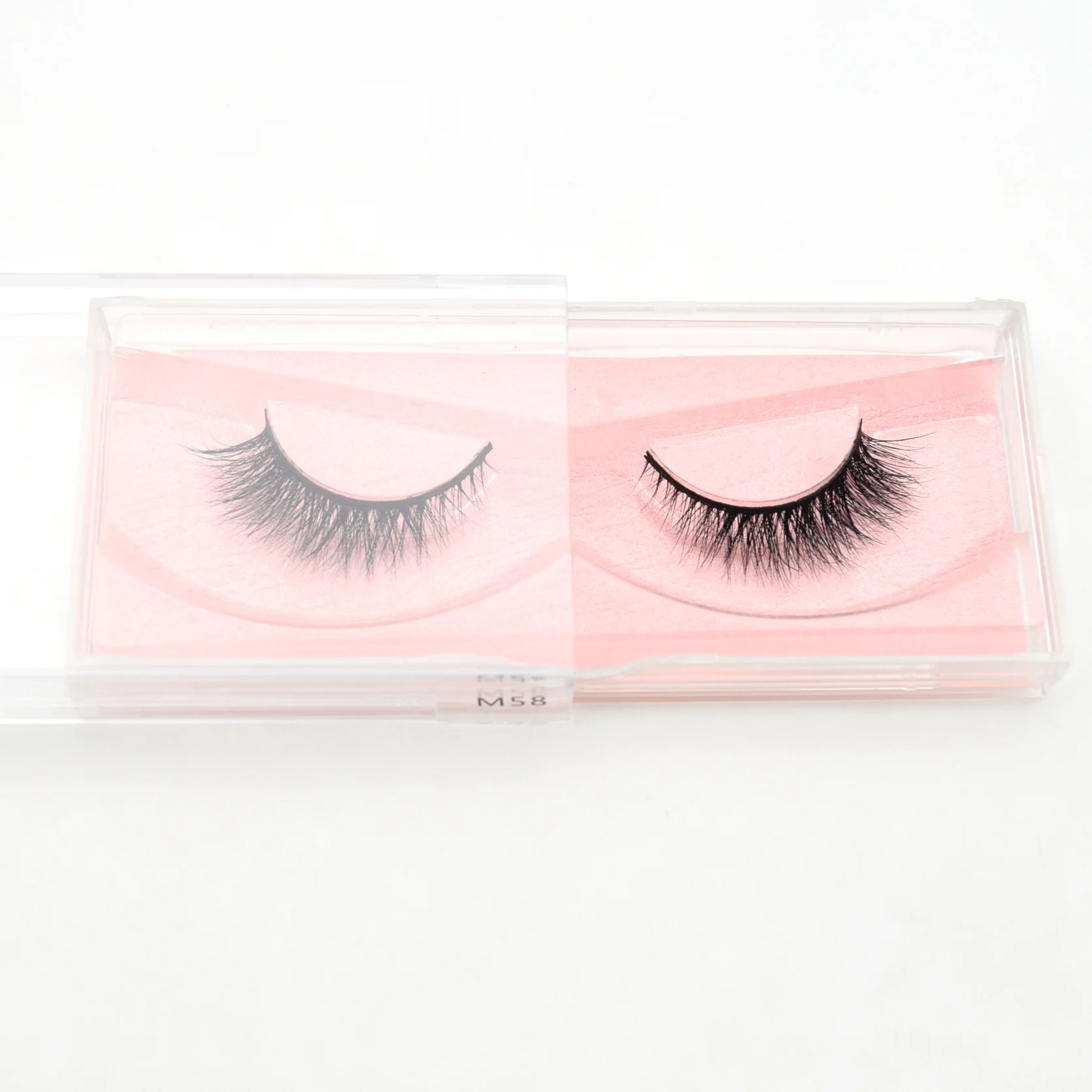 Visofree ใหม่มาถึงขนตาทำจาก mink hair - พวกเขาความโหดร้าย 100% ฟรี 3D Mink Lashes ความโหดร้ายฟรี mink False M 58