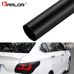 30*100cm Matt Black Automobiles Car Light Headlight Taillight Tint Vinyl Film Smoke Sticker Sheet Fog Rear Lamp Car Accessories