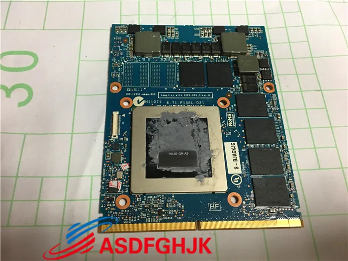 

GTX670MX ДЛЯ видеокарты Clevo P150 P170 6-77-P15EL-D21-4 N13E-GR V1.1 100% TESED OK