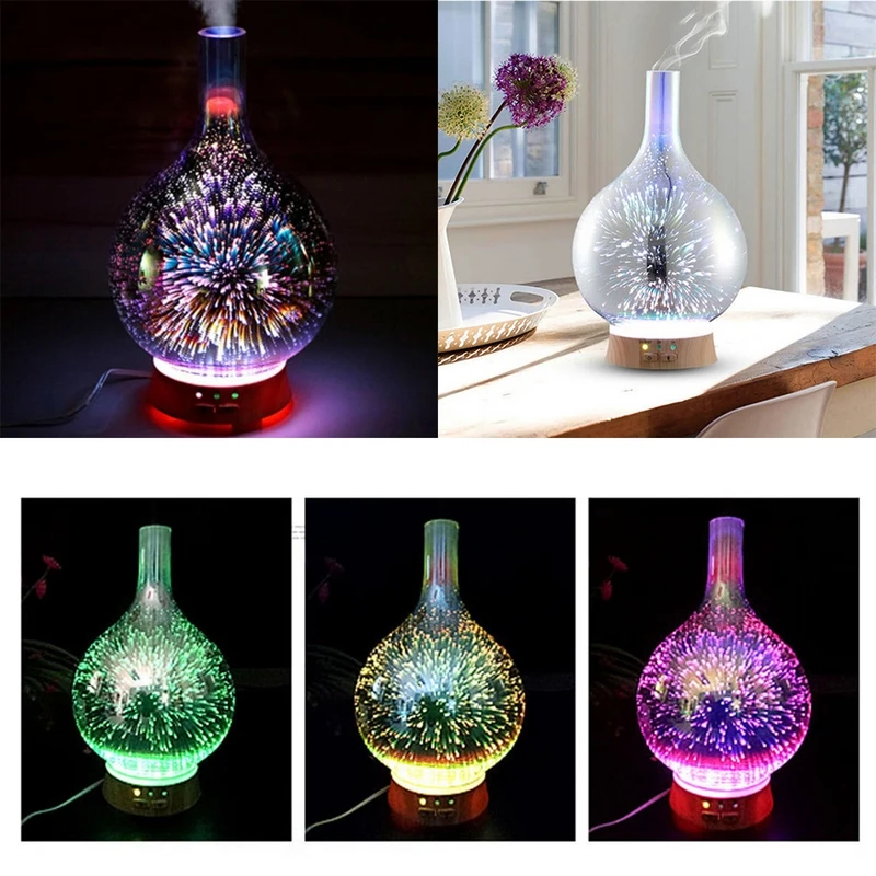 

Fashion LED Light Essential Oil Mist Humidifier Ultrasonic Aroma Diffuser Aromatherapy