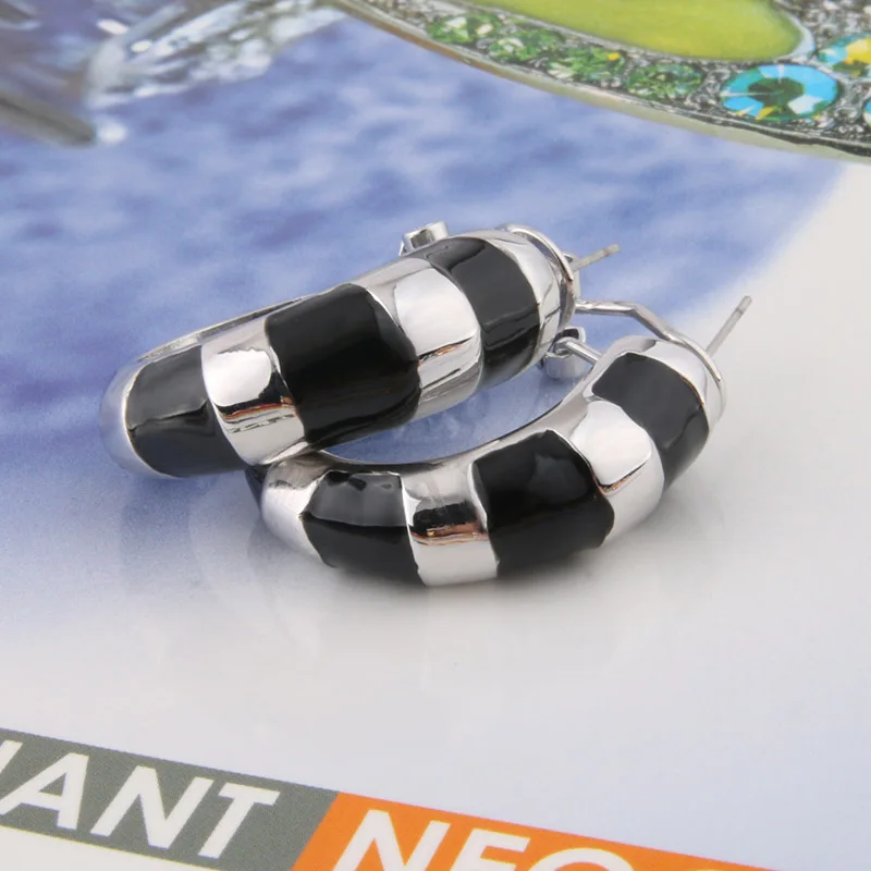 NeeFuWoFu Big Earring Flash Printed Ring For Women For Ear Large Long Brinco Printing Oorbellen Fashion Jewelry Mama Accessorie