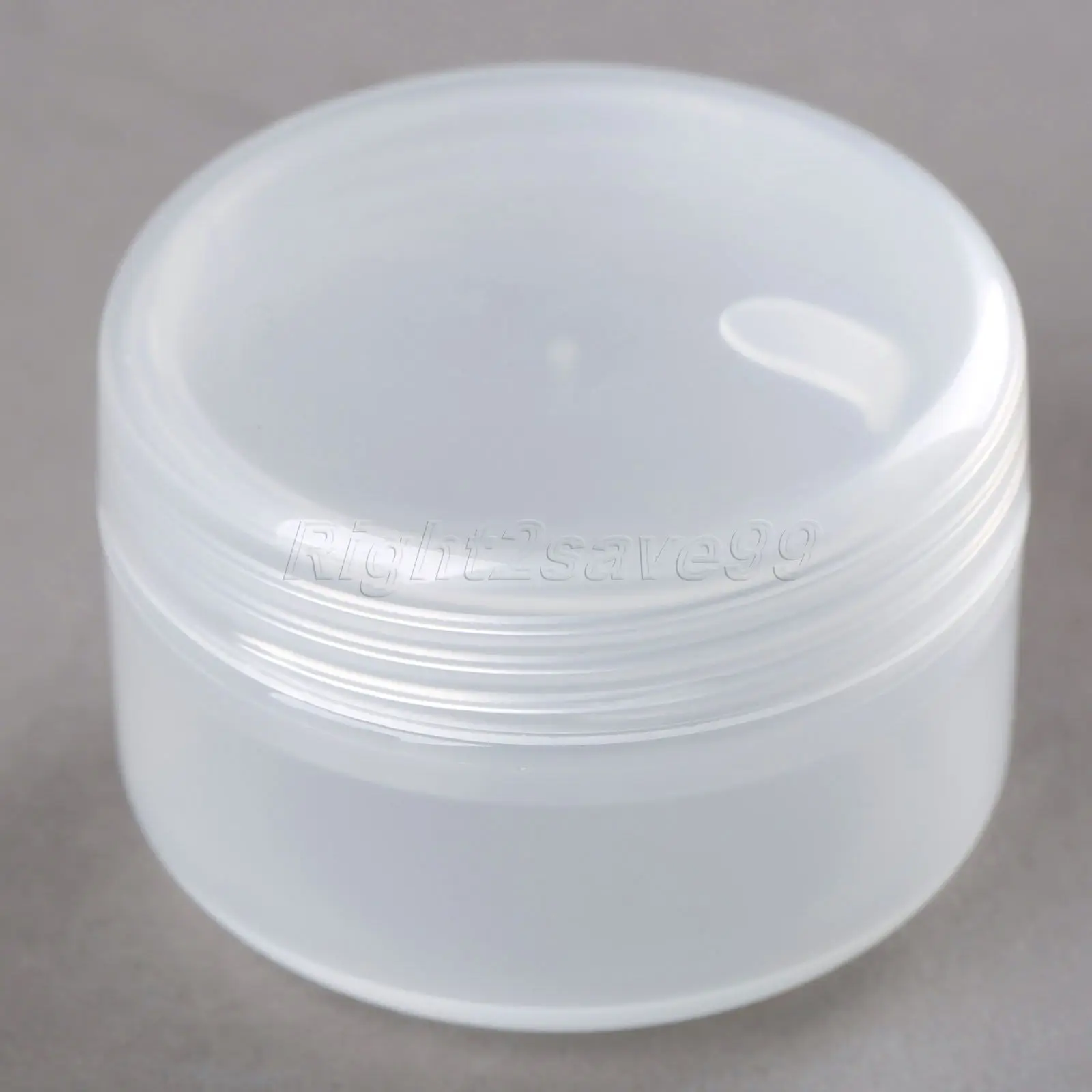 고품질 20ml PP 크림 용기 상자 20g 빈 플라스틱 화장품 용기, 작은 샘플 메이크업 하위 스크류 캡 병입