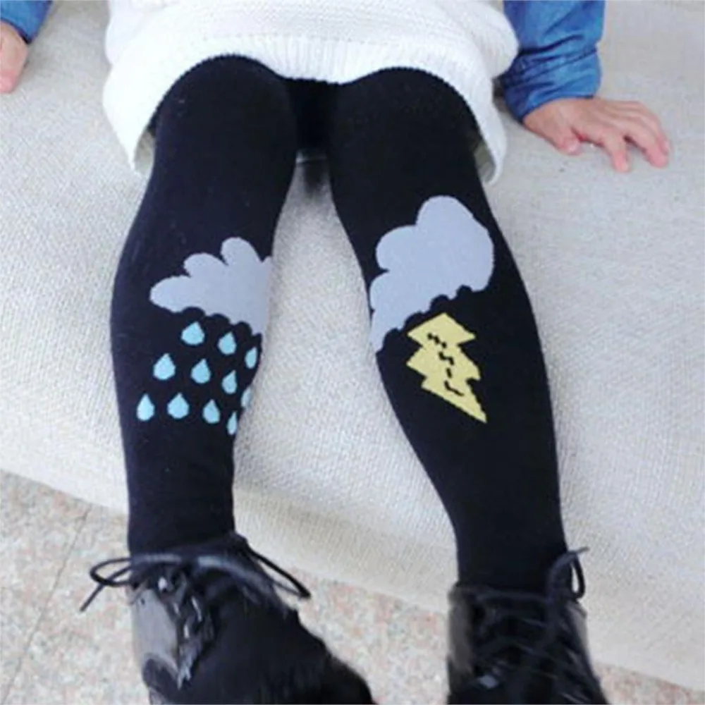 0-5 Years baby tight Cute Rain Weather Tights Cotton Children Baby Girls Winter Stockings Kids Toddler Pantyhose