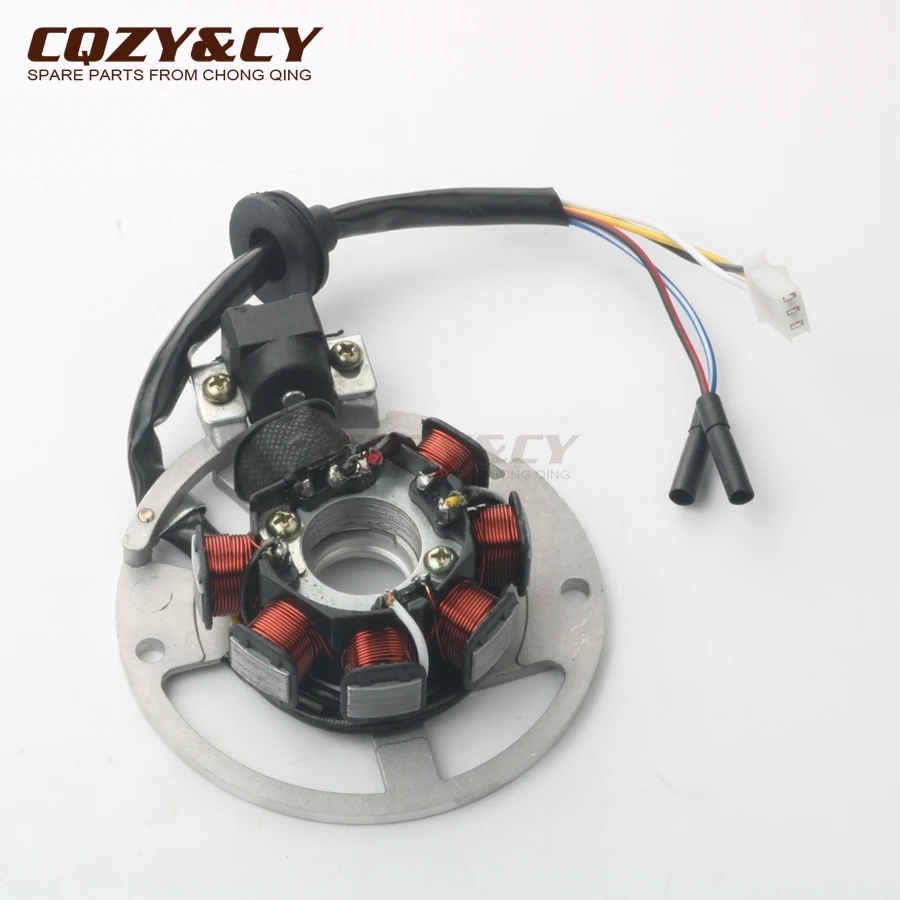 Scooter Ignition Stator 7 coils for MBK Evolis 50 92-95 Flipper 98-02 Ovetto 97-01 Nitro 50cc 97-02 3KJ855600000 246350210