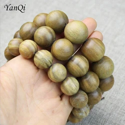 Natural Green Sandalwood Bracelets 6- 20mm Tibetan Prayer  Malas Fashion Wooden Beaded Necklace Bracelet  Jewelry men