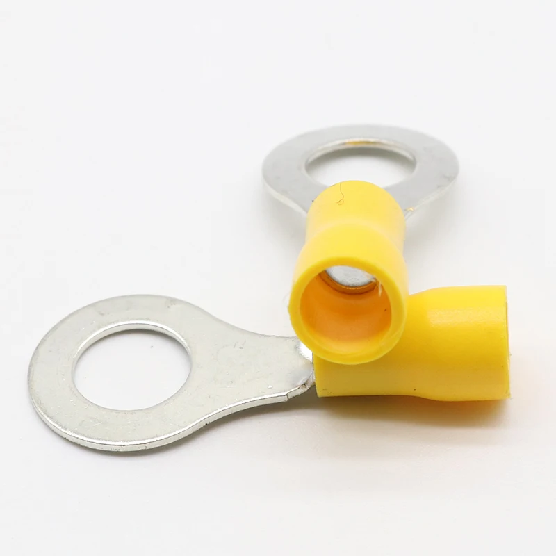 RV5.5-8 Yellow Ring insulated terminal suit 4-6mm2 Cable Wire Connector cable Crimp Terminal 50PCS/Pack RV5-8 RV