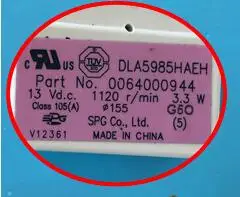 BCD-649W/628WA/579W Refrigerator Parts freezer motor  DC13V 1120rpm 3.3W