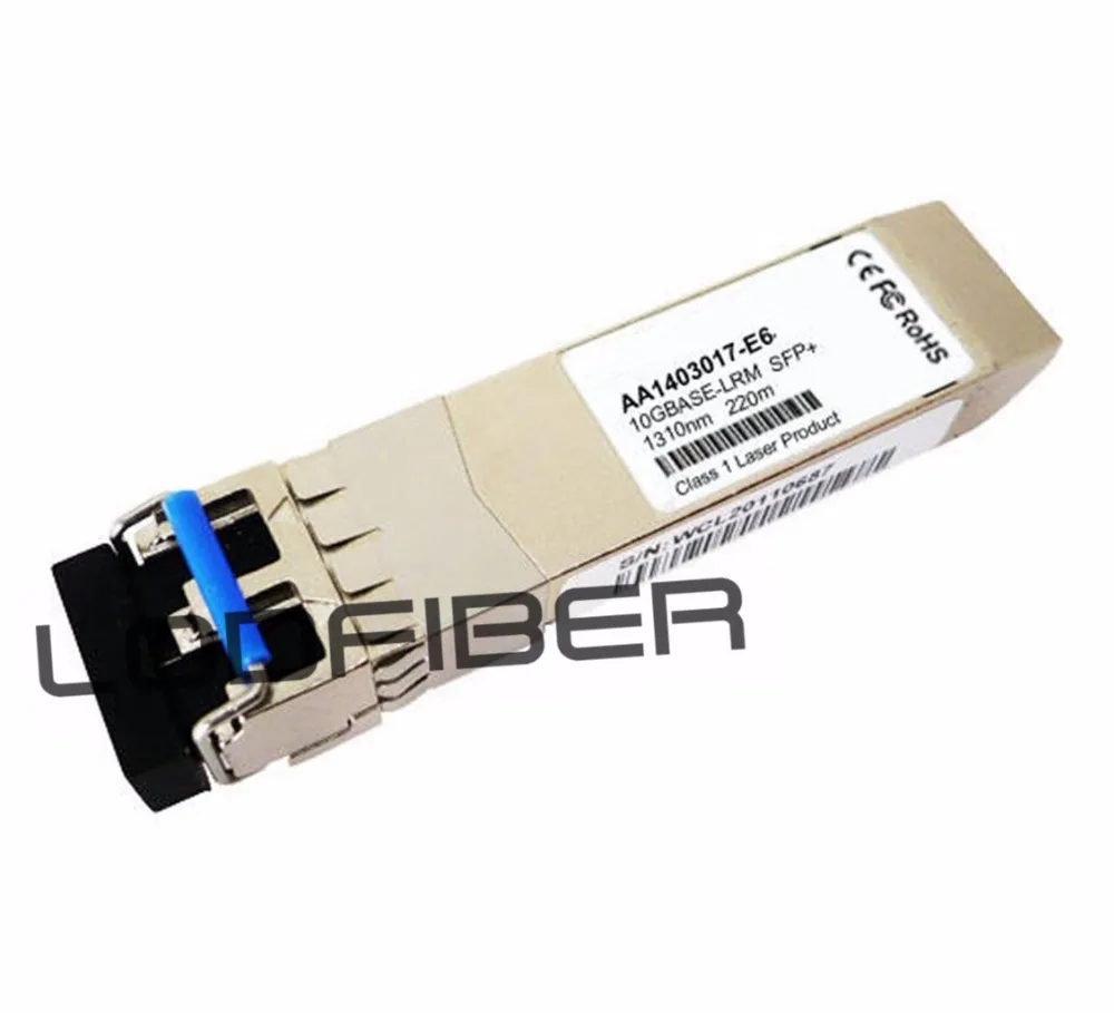 

Avaya Nortel AA1403017-E6 Compatible 10GBASE-LRM SFP+ 1310nm 220m DOM Transceiver