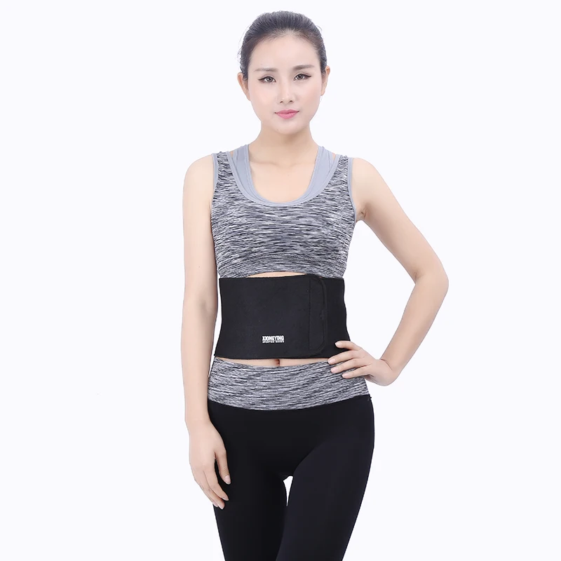 TJ-Tianjun New Waist Trimmer Belt Sweat Wrap Tummy Stomach Weight Loss Fat Slimming Exercise Belly Body Beauty Waist Support