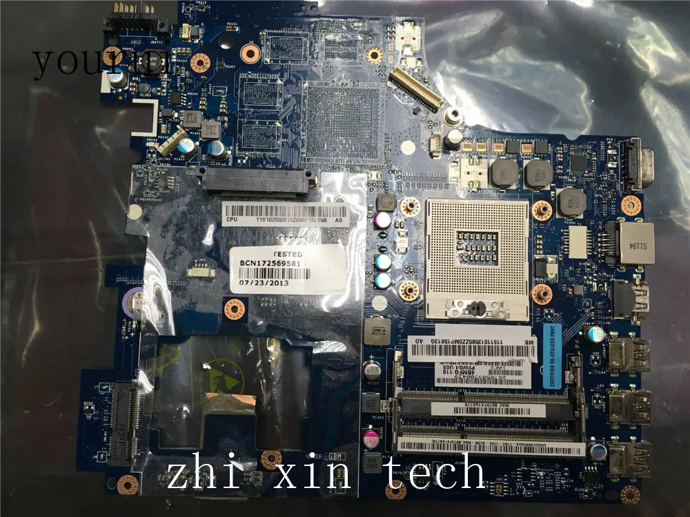 

yourui PIWG4 LA-6758P Mainboard For Lenovo Ideapad G770 Y770 Laptop motherboard DDR3 Test all functions