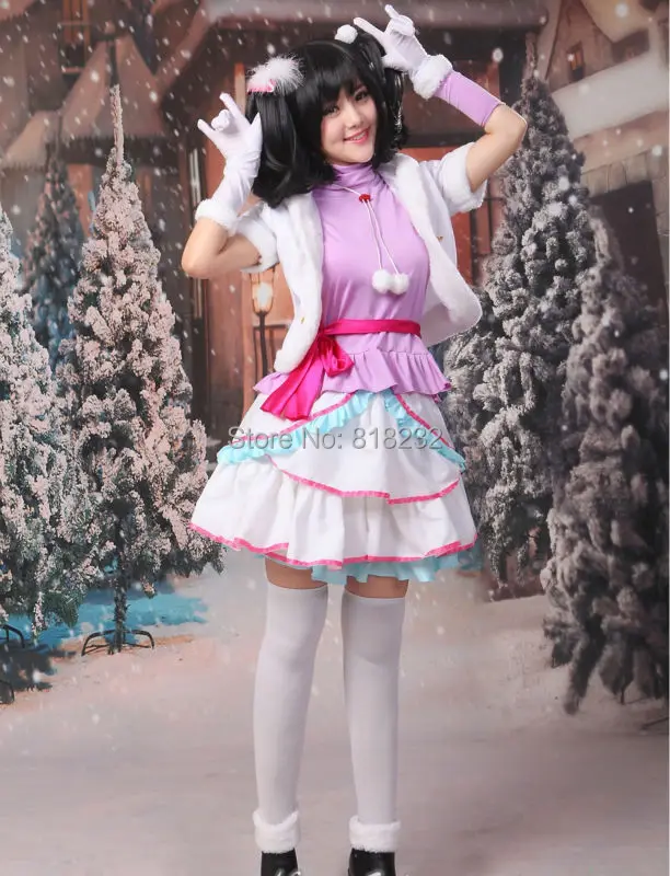 Love Live Snow Halation Nico Yazawa top Vest Dress Uniform Outfit Anime personalizza i costumi Cosplay