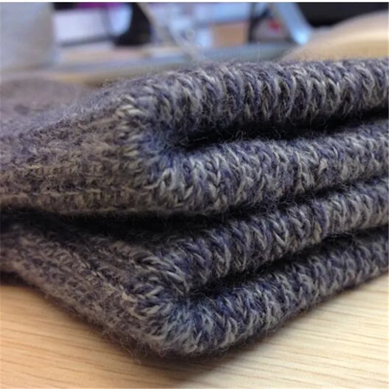 Top Lovers Winter Sporting Warm 3-Finger Touch Screen Gloves for iphone/ipad All Smartphone,Woolen Knitted Gloves,Brushed Neri
