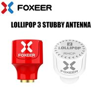 Foxeer Lollipop 3 Stubby Antenna 5.8G 2.3Dbi RHCP LHCP 22.7mm 4.8g FPV SMA Micro Mushroom Receiver Antenna for FPV Racing drone