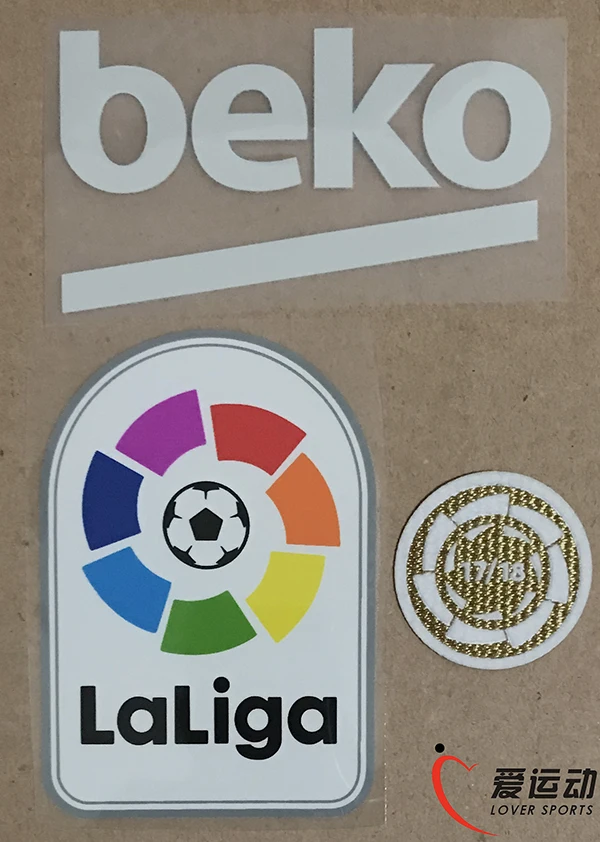 Parche LFP 17 18 de La liga champion + parche de La liga + BEKO, 2018-19