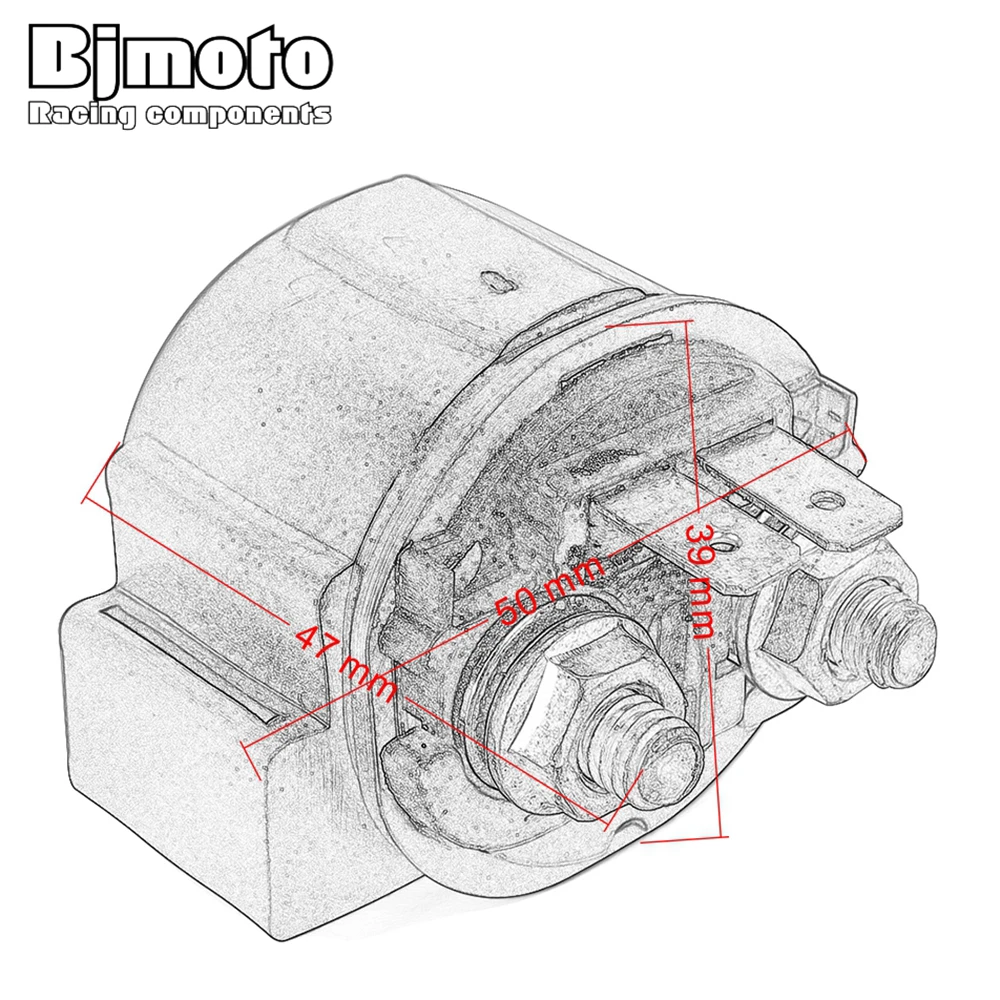 BJMOTO Motorcycle Starter Relay Solenoid For Triumph Daytona 900 955I Trophy 1200 TT600 Thunderbird Sport Speedmaster