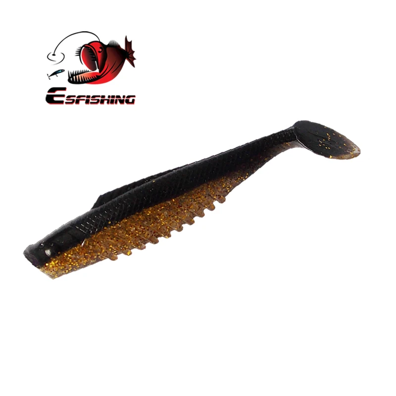ESFISHING Soft Plastics Cannibal 80mm Silicone Bait Tackle Injected Salts Swimbait Pesca Artificial Fishing Lures