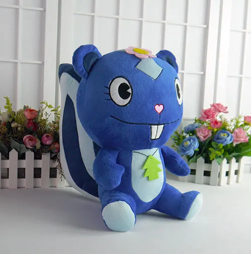 Happy Tree Friends Plush Dolls Anime HTF Petunia Toys 32cm Soft Pillow High Quality for Gift