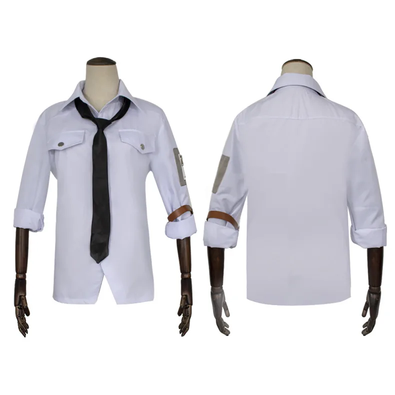 PUBG PLAYERUNKNOWNS BATTLEGROUNDS Cos  White Shirt Tops Cosplay Costume Anime Christmas Party Halloween Costume For Men