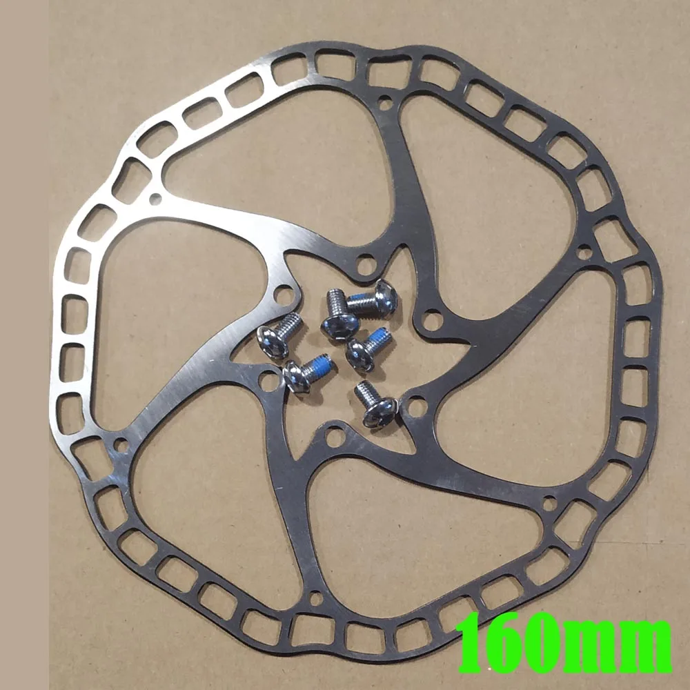 Ultra-light  With bolts Bicycle Hydraulic Disc brake Rotors  MTB bike Road Racing Bike Brake Disc Rotor 140mm / 160mm 44mm