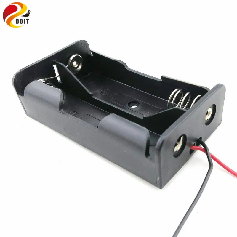 DOIT New Power bank 18650 Battery Holder Plastic Battery Holder Storage Box Case for 2x18650 DIY Robot Toy Part