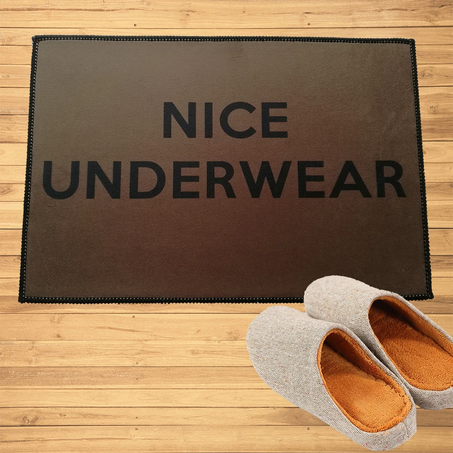 

Nice Underwear Doormat Entrance Welcome Mat Hallway Doorway Bathroom Bedroom Kitchen Rugs Floor Mats Carpet, free shipping