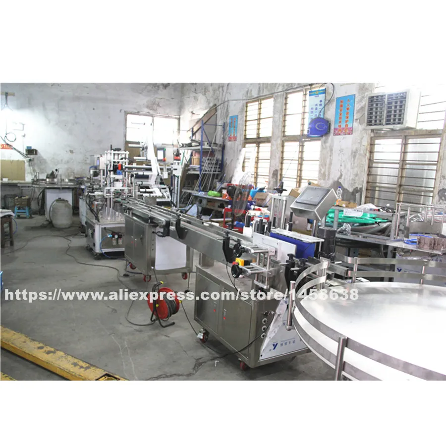 GT2T-2G التلقائي الفول السوداني ملء متوجا أعلى العلامات و roung زجاجة وصفها مع تغذية الجدول وجمع الجدول كله خط